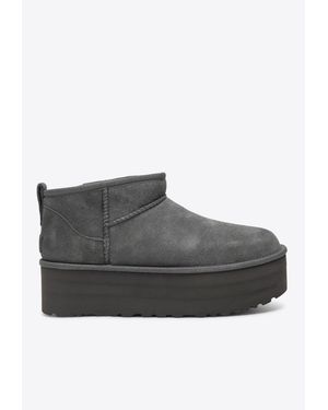 UGG Classic Ultra Mini Platform Boots - Grey