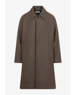 Studio Nicholson Ady Wool Overcoat - Brown