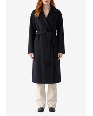 The Row Belted Trench Coat - Black