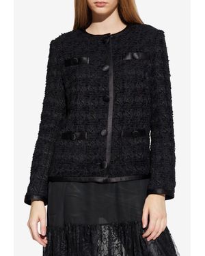 Dolce & Gabbana Classic Textured Blazer - Black
