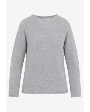 Max Mara Georg Pullover Wool And Cashmere Jumper - Grey