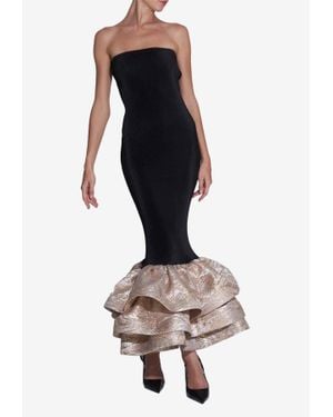 L'idée Ramblas Strapless Maxi Dress - Black