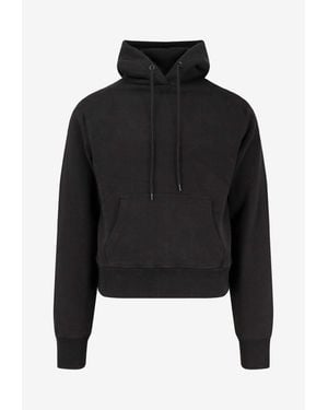 Entire studios Drawstring Hooded Sweatshirt - Black