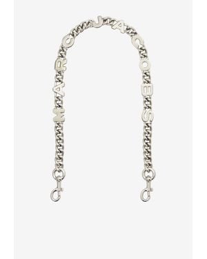 Marc Jacobs Logo Chain Bag Strap - White