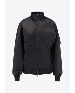 Y-3 Asymmetric Zip-Up Track Jacket - Black