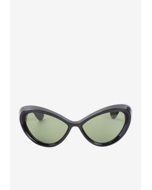 Jean Paul Gaultier Parisian Cat Sunglasses - Green