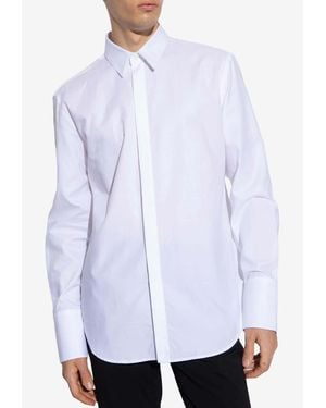 Ferragamo Long-Sleeved Formal Shirt - White