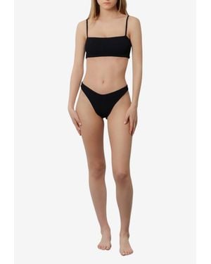 Hunza G Gigi Crinkled Bikini - Black