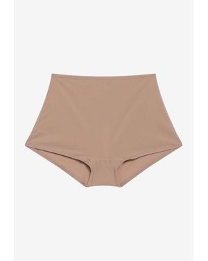 Skims Mid-Rise Boy Shorts - Natural