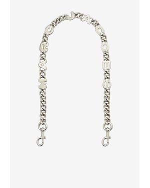 Marc Jacobs Logo Chain Bag Strap - White