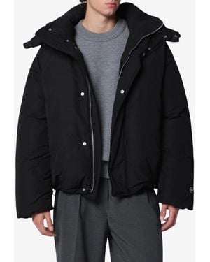 Ami Paris Ami De Coeur Oversized Padded Jacket - Black