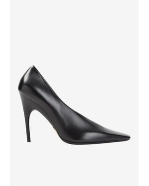 Balenciaga Duchesse 110 Leather Pumps - White
