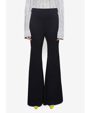 Ellery Lovedolls Wide Leg Flare Pants - Black
