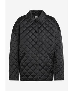 TOTEME Diamond-Quilted Jacket - Black