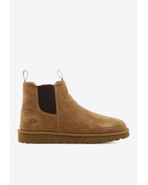 UGG Neumel Suede Chelsea Boots - Brown