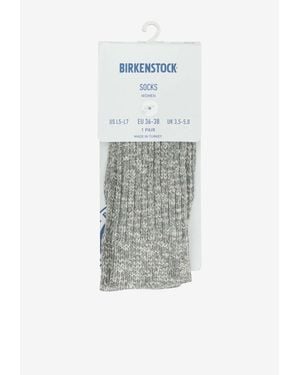 Birkenstock Ribbed Ankle Socks - White