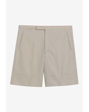 Prada Buttoned Bermuda Shorts - Gray