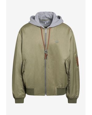 Loewe Technical Bomber Jacket - Green