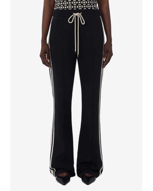 Max Mara Vento Side Stripe Track Pants - Black