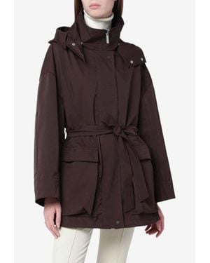 Herno Short Laminar Jacket - Brown