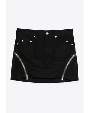 Rick Owens Bolan Banana Mini Skirt - Black