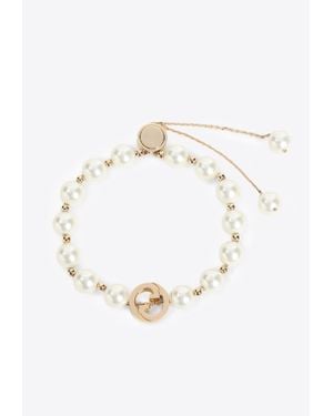 Gucci Interlock G Pearl Bracelet - White