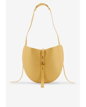 MINOBOSSI Lizzie Leather Crossbody Bag - White