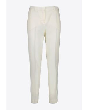 Versace Straight-Leg Tailored Pants - White