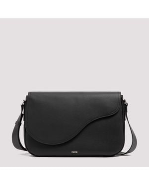 Dior Saddle Messenger Bag - Black