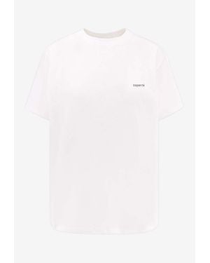Coperni Logo Print Boxy T-Shirt - White