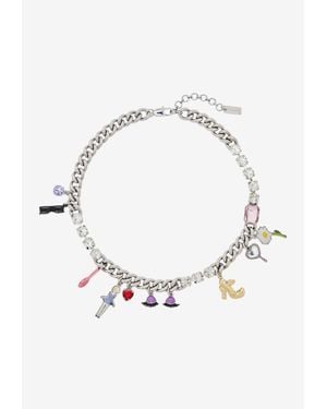 Marc Jacobs Dollhouse Charm Necklace - Metallic