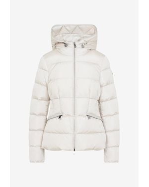 Moncler Avoce Fitted Down Jacket - Natural
