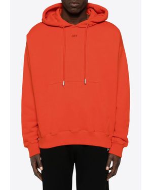 Off-White c/o Virgil Abloh Vibe Arrow Skate Hooded Sweatshirt - Red