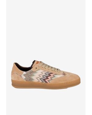 Missoni Alice Patterned Low-Top Sneakers - Brown