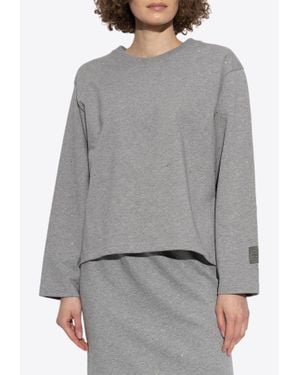 KENZO Elephant Logo Strass Sweatshirt - Grey
