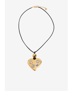 Jacquemus Le Pendentif Coeur Necklace - White