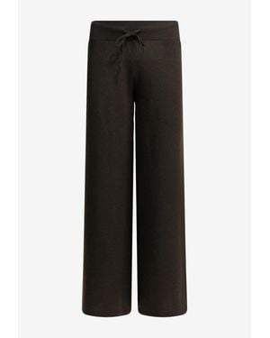 Lisa Yang Sofi Cashmere Wide-Leg Pants - Black