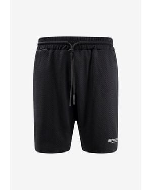 Represent Owner's Club Bermuda Shorts - Black