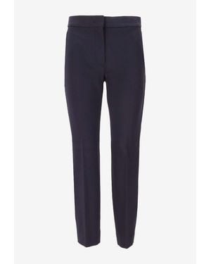 Max Mara Pegno Straight-Leg Tailored Pants - Blue