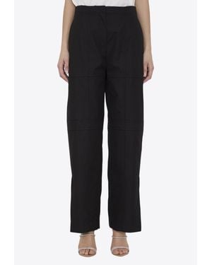 Jil Sander Straight-Leg Cargo Pants - Black