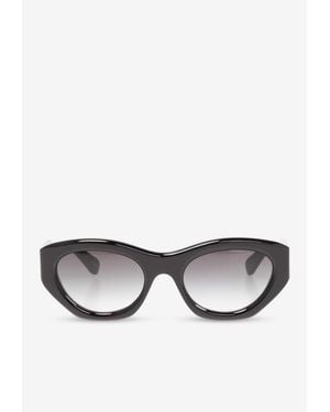 Chloé Gayia Oval Sunglasses - Grey