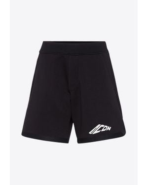 DSquared² Embossed Logo Track Shorts - Blue