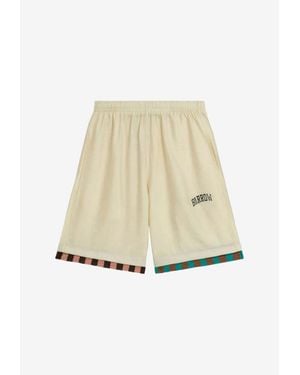 Barrow Logo Casual Shorts - Natural