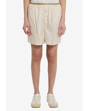 Lemaire Silk-Blend Boxer Shorts - Natural