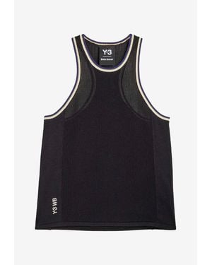 Y-3 X Wales Bonner Knit Tank Top - Black