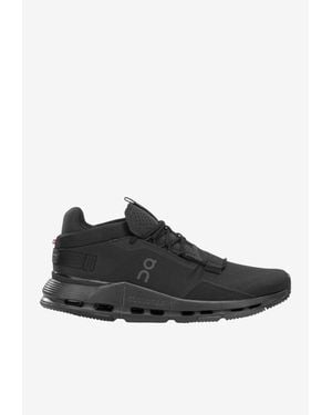 On Shoes Cloudnova 2 Low-Top Running Sneakers - Black