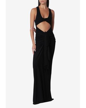 Christopher Esber Vivenda Cut-Out Maxi Dress - Black
