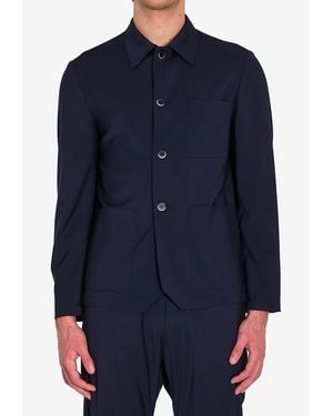 Barena Visal Tropical Overshirt - Blue