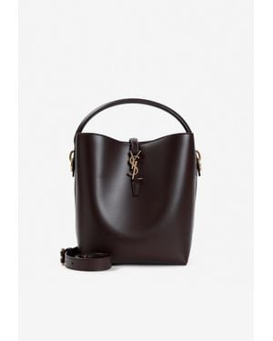 Saint Laurent Le 37 Leather Shoulder Bag - Black
