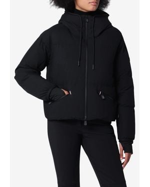 Moncler Allesaz Cropped Padded Ski Jacket - Black